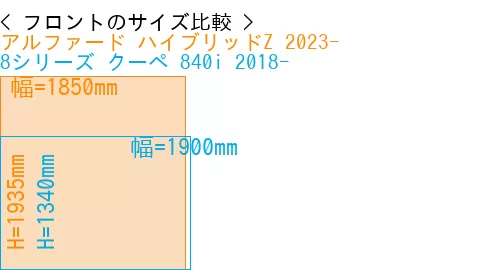 #アルファード ハイブリッドZ 2023- + 8シリーズ クーペ 840i 2018-